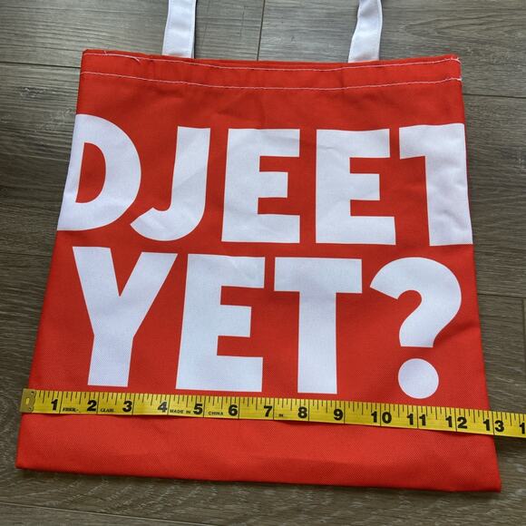 Doordash Tote Authentic 13.5×13" Promotional Chicago Series with Stickers - Picture 5 of 7